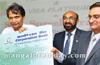 Railway minister Suresh Prabhu launches Corpbank�s Visa credit cards